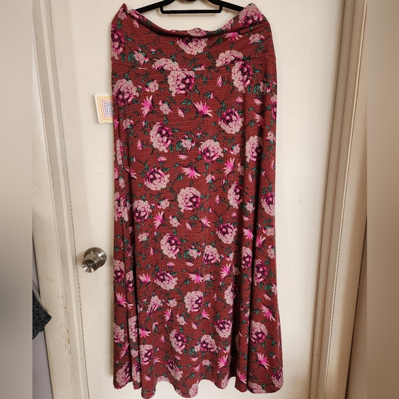 Lularoe maxi skirt, floral, 2xl NWT - Picture 1 of 2